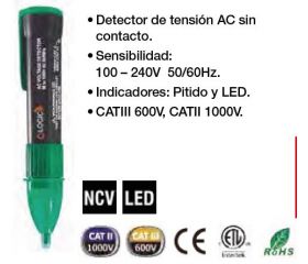 DETECTOR TENSION SIN CONTACTO