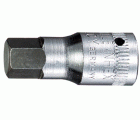 VASO V/ALLEN CORTO 1/4" 44 K 3mm STAHLWILLE