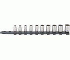 JGO LLAVES VASO 12C REGLETA 1/4" 5-14mm 12916/10-4