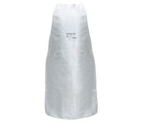 DELANTAL CUERO GRIS 90X60CM