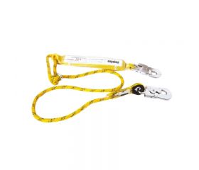 CUERDA REGULABLE 1,98M C/ABSORBEDOR MOSQUETON