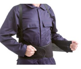 FAJA ELASTICA DOBLE C/TIRANTES VELCRO T-XXL