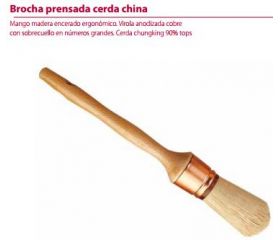 BROCHA PRENSADA CERDA CHINA Nº2
