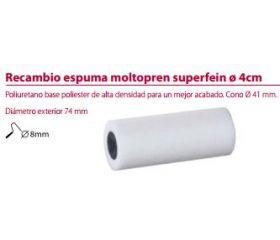RECAMBIO RODILLO ESPUMA MOTOLPREN 18CM