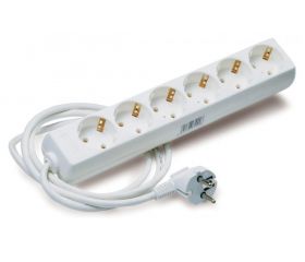 BASE MULTIPLE 6T 2P+T C/INT 1,4M CABLE TAYG