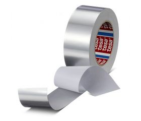 ROLLO CINTA ALUMINIO PLATA 50MX50mm 30 MICRAS TESA
