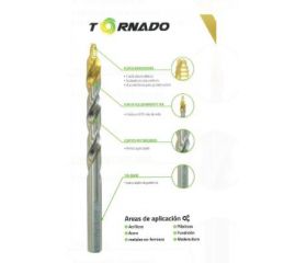 BROCA GILLCUT TORNADO 8,00mm