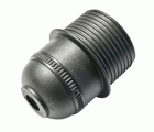 PORTALAMPARAS ROSCA C TOPE E27 NEGRO