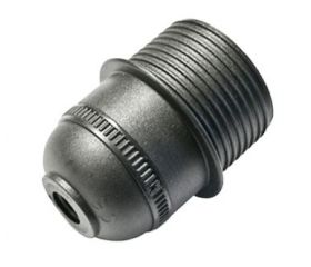 PORTALAMPARAS ROSCA C TOPE E27 NEGRO