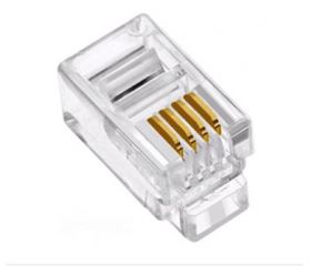 CONECTOR MODULAR 4P4C RJ10