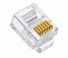 CONECTOR MODULAR 6P6C RJ12
