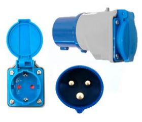ADAPTADOR CETAC A SCHUKO 16A
