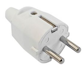 CLAVIJA TT GOMA  10/16A 4,8mm BLANCA