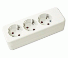 BASE MULTIPLE 3T C/TT 16AMP S/CABLE