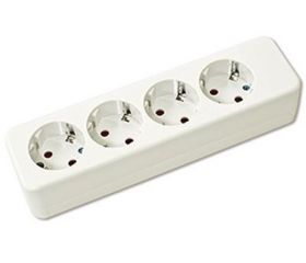 BASE MULTIPLE 4T C/TT 16A S/CABLE