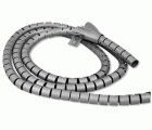 ORGANIZADOR CABLES+CLIP 25mm GRIS 2,50mm