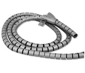 ORGANIZADOR CABLES+CLIP 25mm GRIS 2,50mm