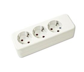 BASE 3 TOMAS TT S/CABLE BLANCO