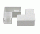 PAQ 4U ANGULO PLANO CANALETA 25X17 BLANCO