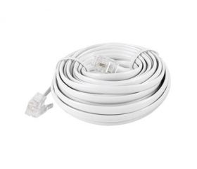 ALARGO TELEFONO 1M-1M 6P4C BLANCO 10M