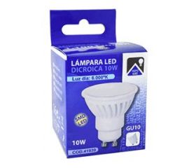 LAMPARA DICROICA LED GU10 10W 6000K