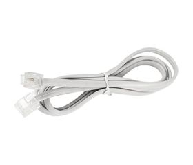 EXTENSIBLE 2M TELEFONO 6P4C BLANCO