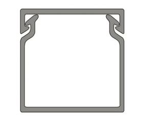 TIRA 2M CANALETA 12X12 BLANCA ADHESIVA