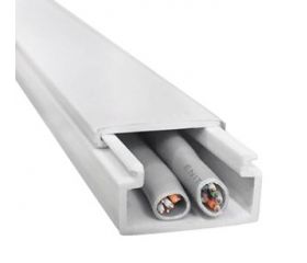 CANALETA C/TAPA BLANCA 40X17X2000