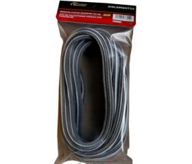 BURLETE FLECOS VENTANA ADHESIVO 7X5 6M GRIS