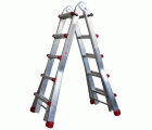 ESCALERA MULTIUSOS 6+6 ALUMINIO HM