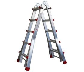 ESCALERA MULTIUSOS 6+6 ALUMINIO HM