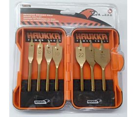 JGO 7 BROCAS PLANA MADERA 10-32mm