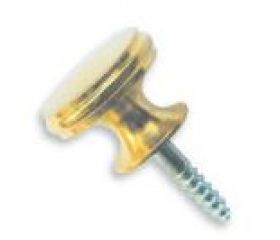 POMO LISO C/ESPIGA ROSCADA 20/25 LATON