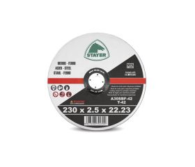 DISCO CORTE 230X2,5X22 ACERO T42 GRINDING