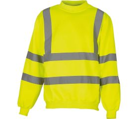 SUDADERA AMARILLO FLUOR TALLA M YOKO
