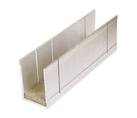 INGLETE ALUMINIO 250X50X80mm WOLFCRAFT
