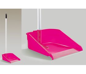 RECOGEDOR PLASTICO ALTO C/MANGO METALICO