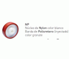RUEDA 16-17/2 + SOPORTE 567-100 80mm GAYNER