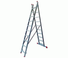 ESCALERA ALUMINIO DOBLE TRANSFORMABLE 11X2