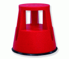 TABURETE PLASTICO C/RUEDAS ( PIE ELEFANTE)