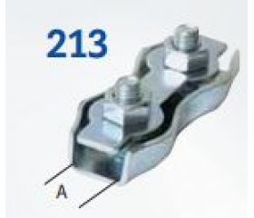 SUJETACABLES CHAPA 6X2
