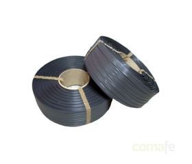 ROLLO FLEJE PLASTICO 13mm IND 11Kg NEGRO