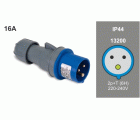CLAVIJA IP44 16A 220/240V 2P+T