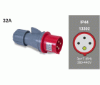 CLAVIJA IP44 32A 380/415V 3P+T