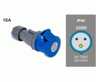 BASE AEREA IP44 16A 220/240V 2P+T