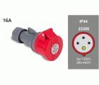 BASE AEREA IP44 16A 380/415V 3P+T