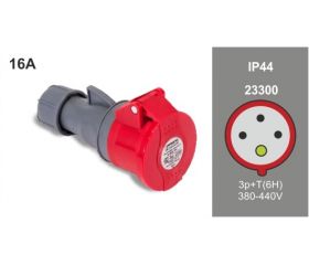 BASE AEREA IP44 16A 380/415V 3P+T