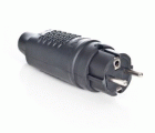 CLAVIJA GOMA NEGRA IP44 16A 250V FAMATEL
