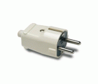 CLAVIJA 10-16A 250V PATA 4,8mm BLANCA