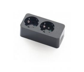 BASE MULTIPLE 2T 16A 250V 3600w NEGRO